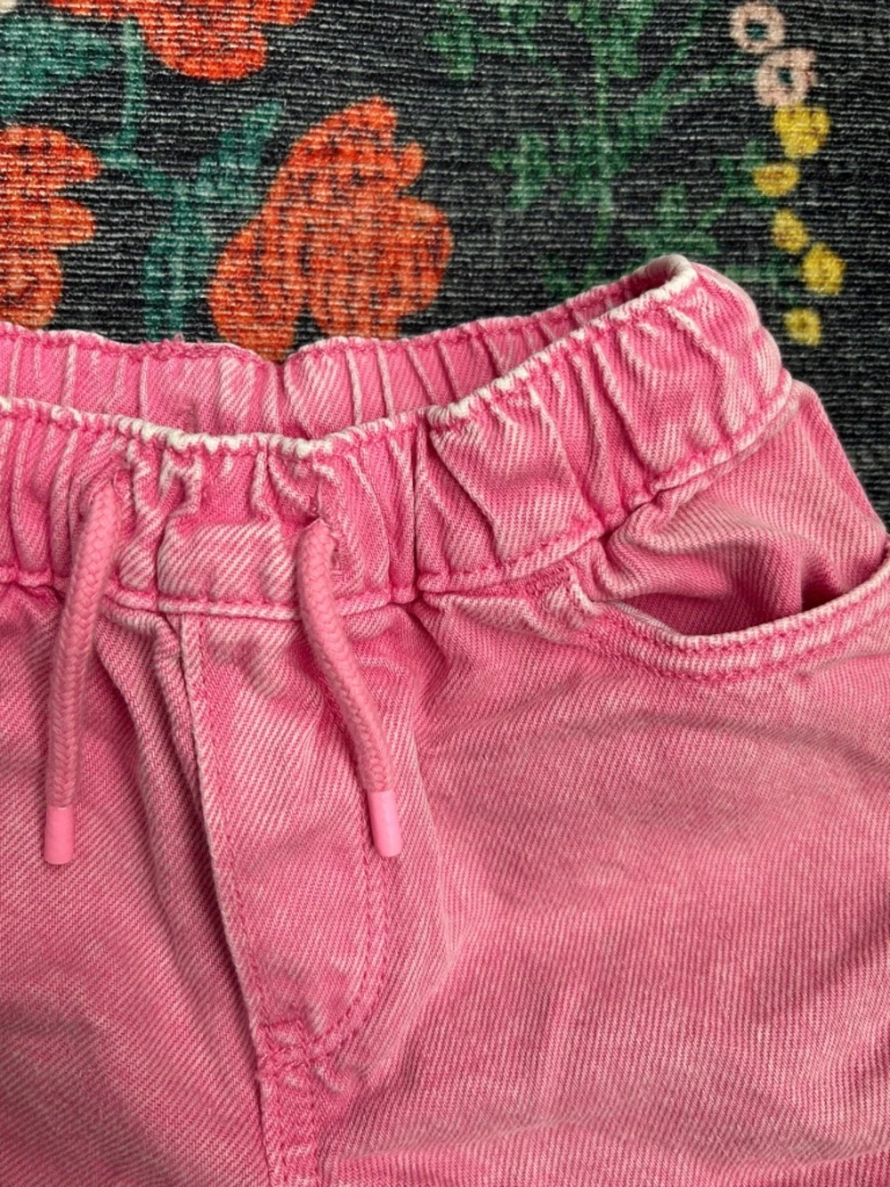 Gap Pink Denim Stride Shorts, Size 3T